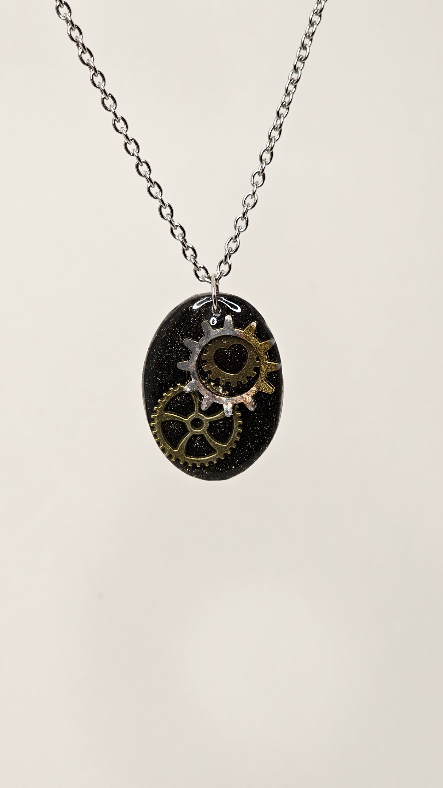 Oval Gear Necklace