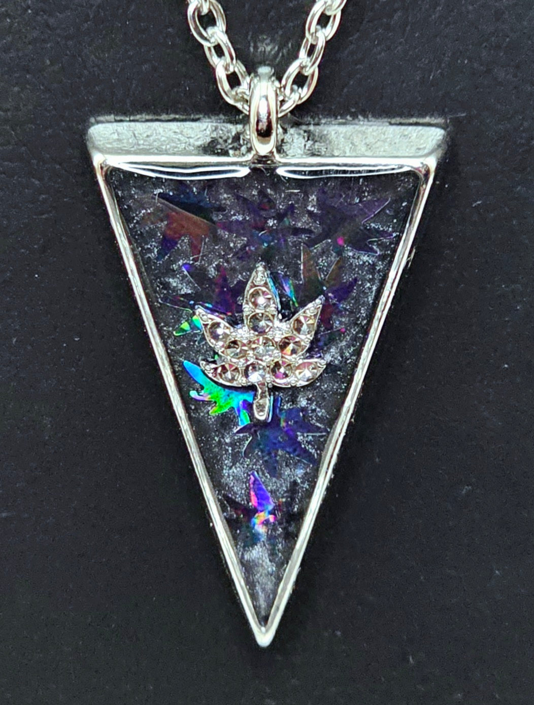 Leaf Pyramid Necklace
