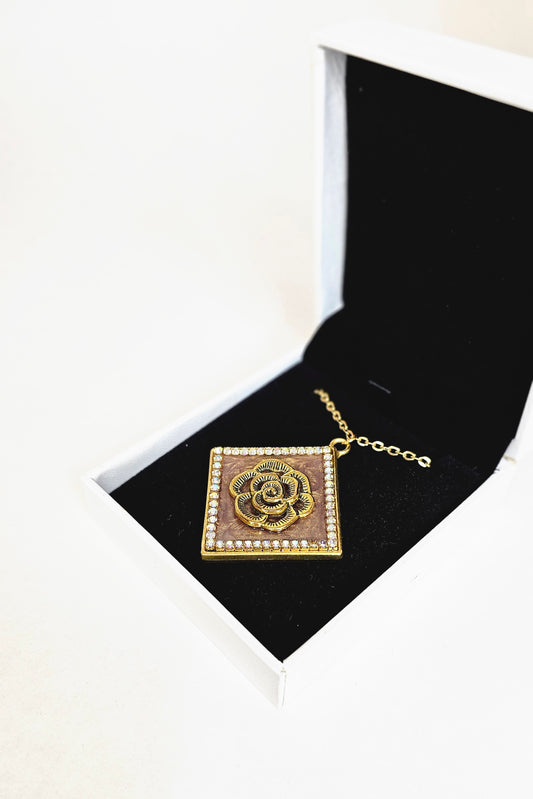 Flower Diamond Necklace