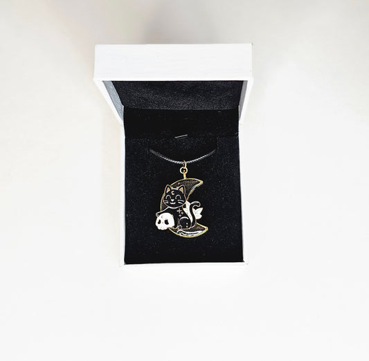 Cat Moon Necklace
